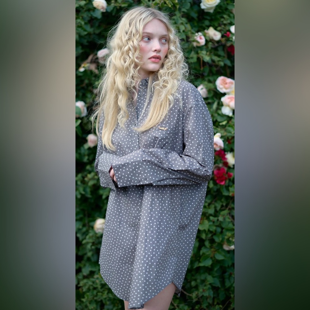 Selkie Earl Grey Big Blouse M